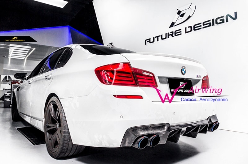 F10 M5 - VORSTEINER Style Carbon Fiber Rear Diffuser 01
